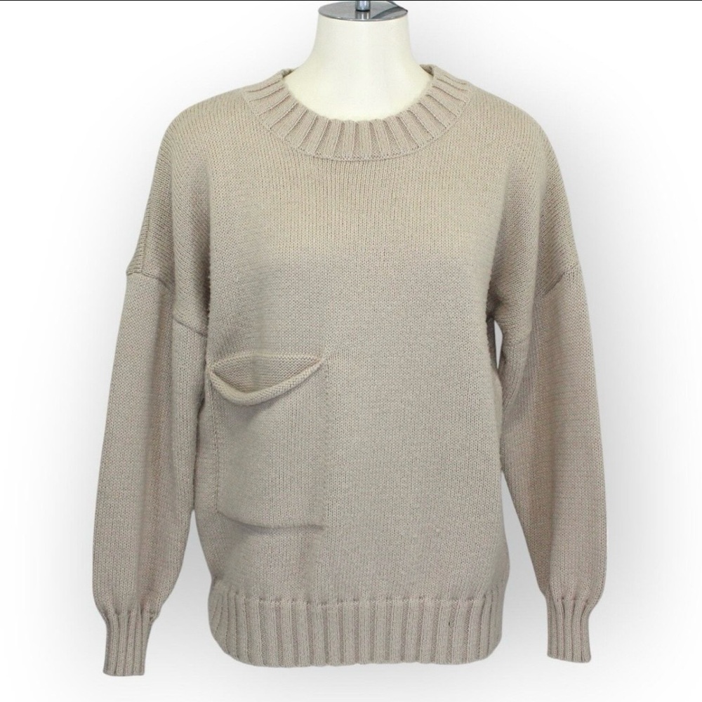 NWT Large Cozy Knit Crewneck Sweater. - Picture 5 of 5